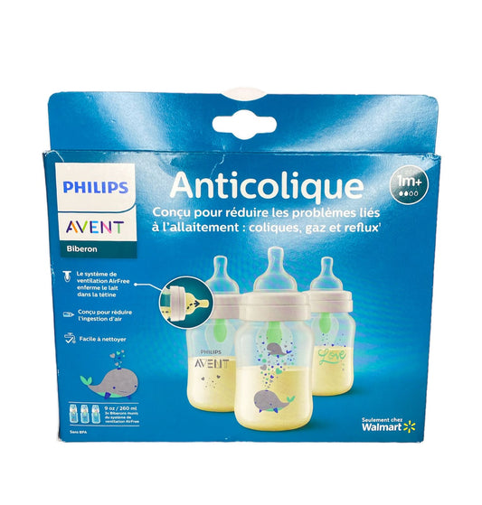 Biberones Philips Avent - 260 ml (Diseño de Ballena)